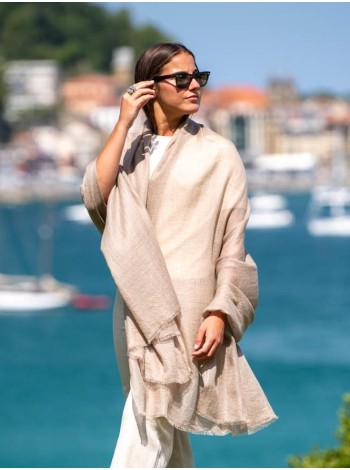 Cashmere shawl ACASHEBEIGE