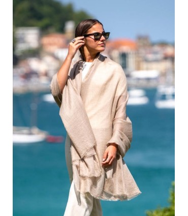 Cashmere shawl ACASHEBEIGE