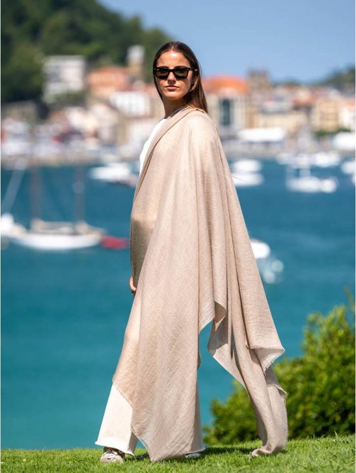 Cashmere shawl ACASHEBEIGE
