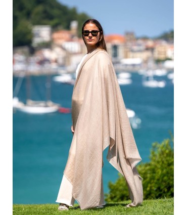 Châle en cashmere ACASHEBEIGE