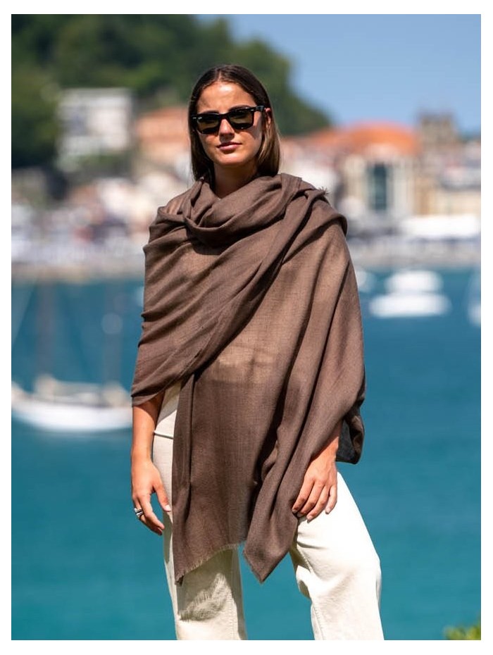 Châle en cashmere ACASHETAUPE