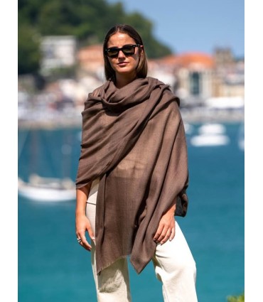 Chal de cashmere ACASHETAUPE