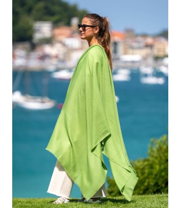 Chal de cashmere ACASHEGREENF