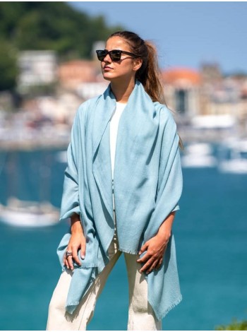 Chal de cashmere liso ACASHEBMINE