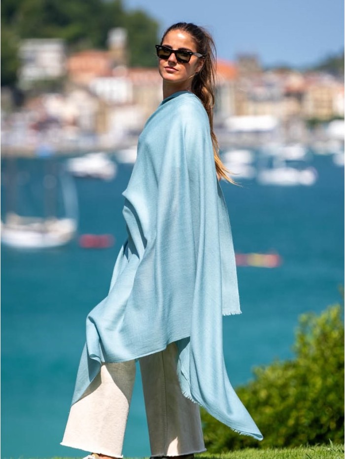 Chal de cashmere liso ACASHEBMINE