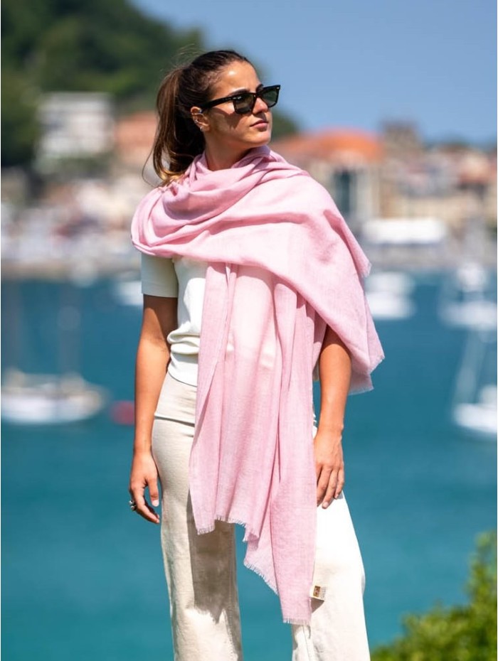 Châle en cashmere ACASHEROSEL