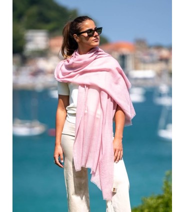 Chal de cashmere ACASHEROSEL