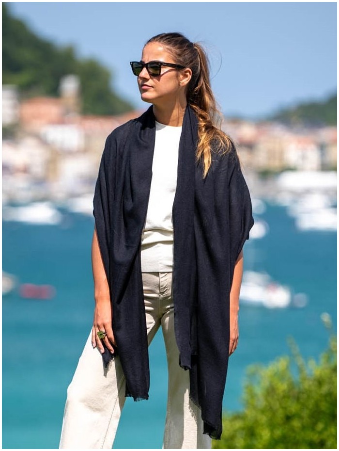 Cashmere shawl ACASHEBLACK
