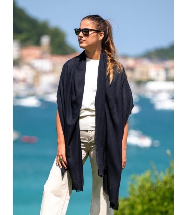 Châle en cashmere ACASHEBLACK