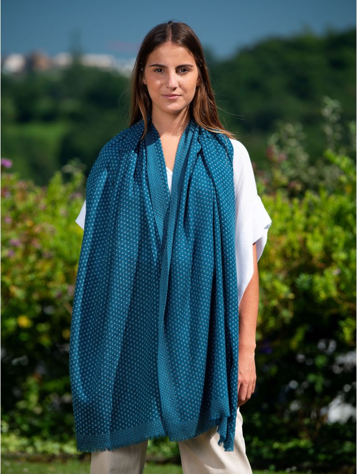 Wool and silk scarf ASW17F