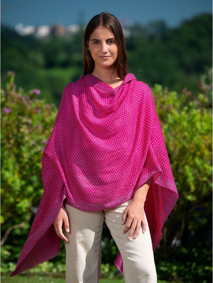 Wool and silk scarf ASW17F