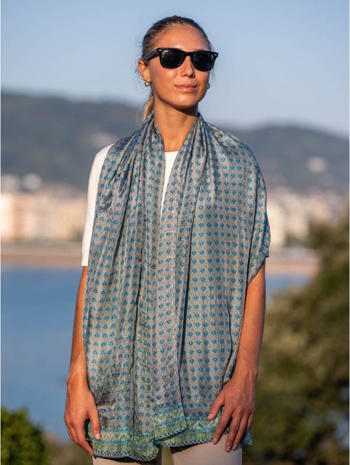 Foulard double en soie ASK27CDA