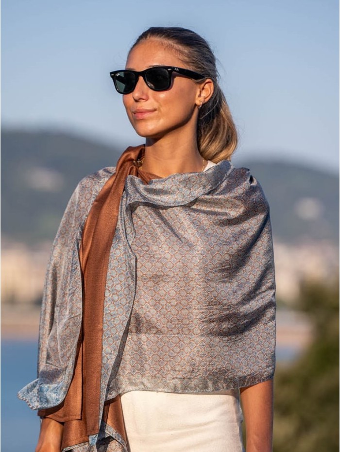 Foulard double en soie ASK27CDA