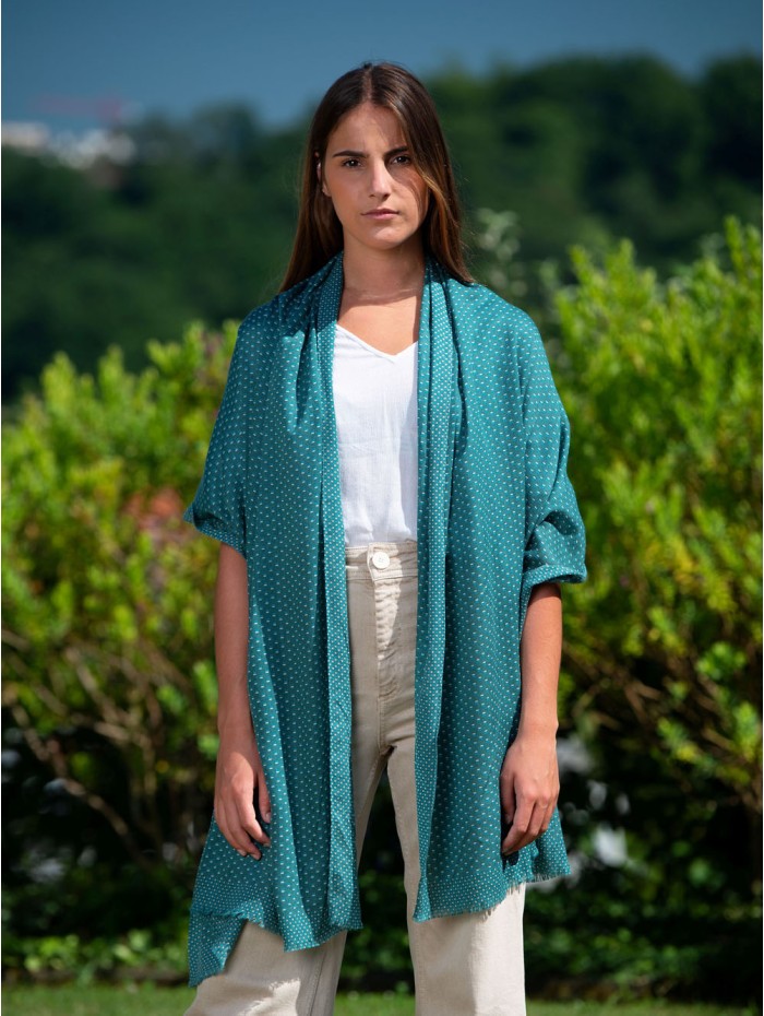 Wool and silk scarf ASW17F