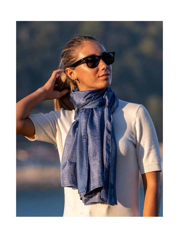 Foulard double en soie ASK71CD