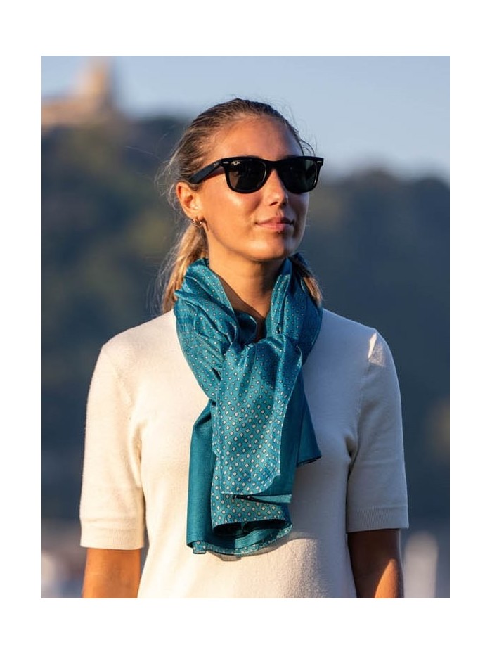 Foulard double en soie ASK71CD