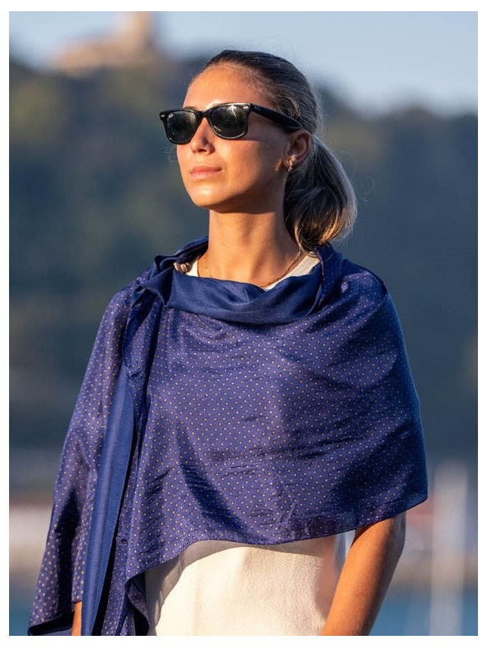 Foulard double en soie ASK71CD