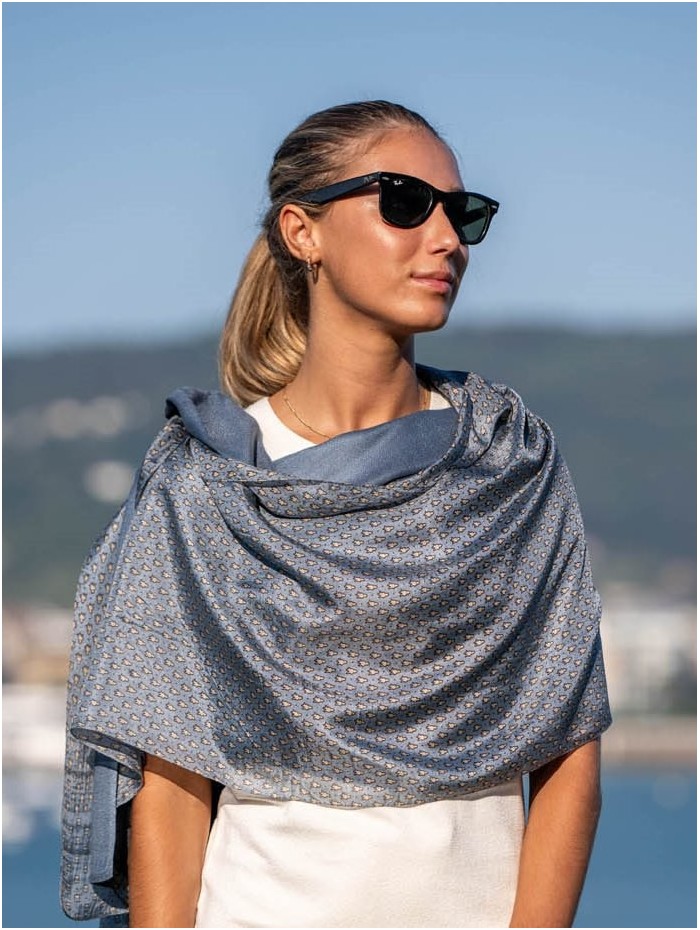 Double silk foulard ASK72CD