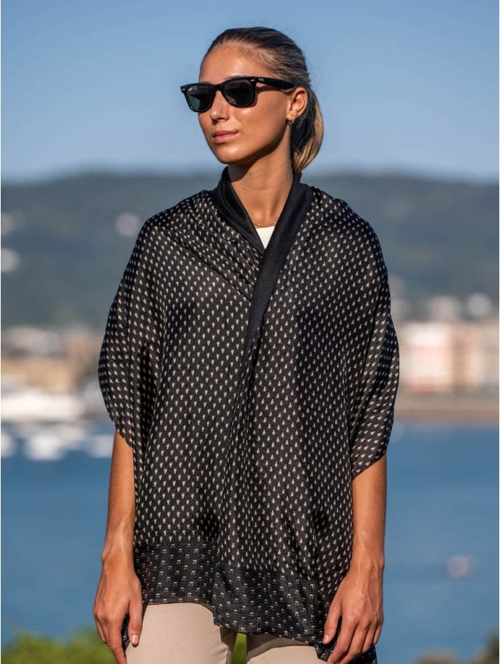 Foulard double en soie ASK72CD