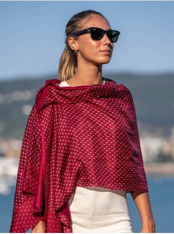 Foulard double en soie ASK72CD