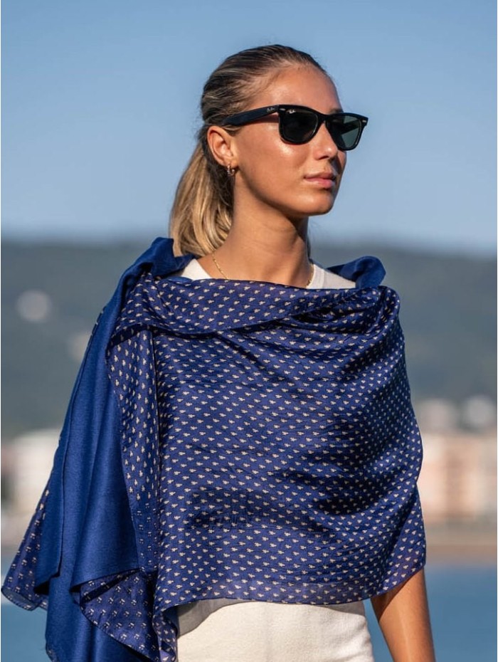 Foulard double en soie ASK72CD