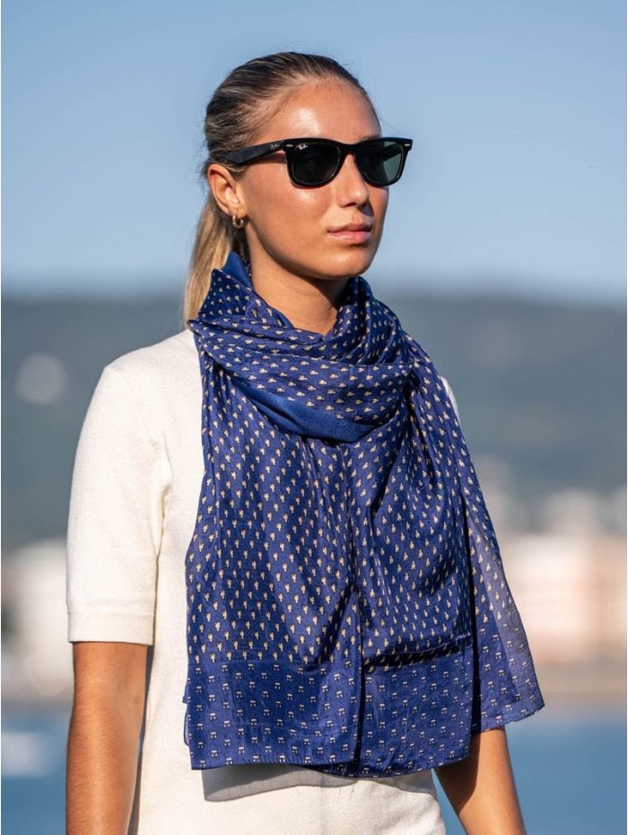 Foulard double en soie ASK72CD