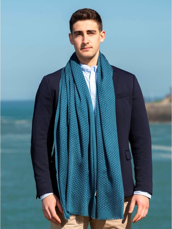 Wool and silk scarf ASW17F