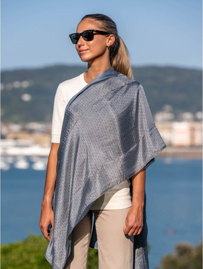 Foulard double en soie ASK72CD