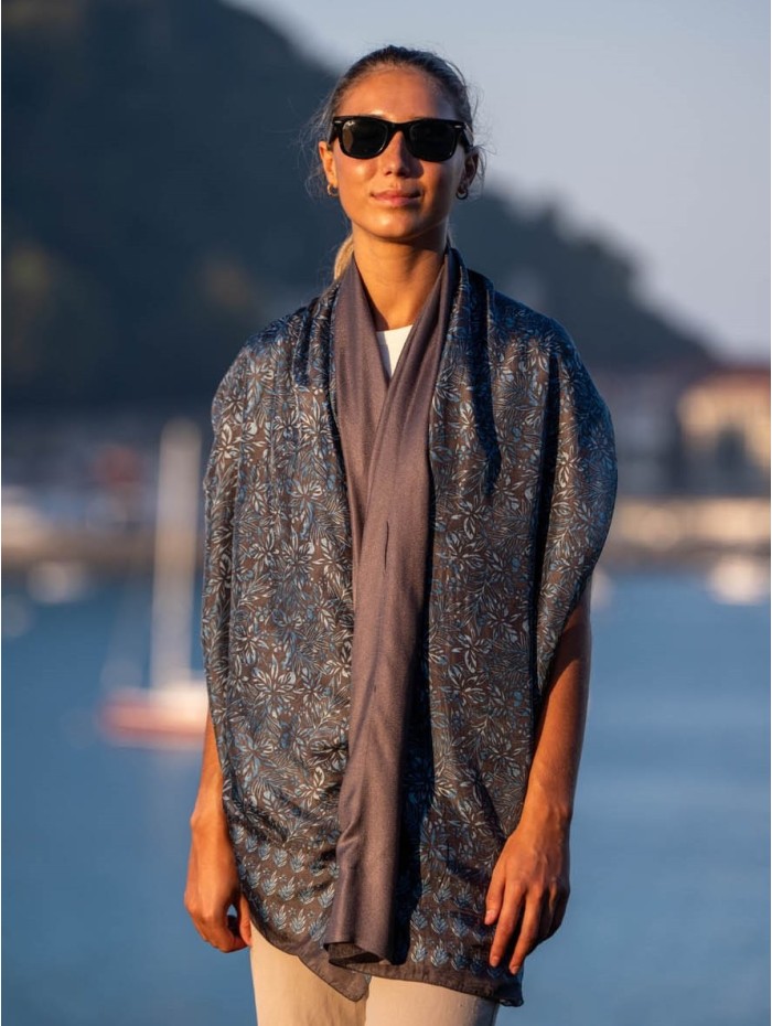 Foulard double en soie ASK73CD