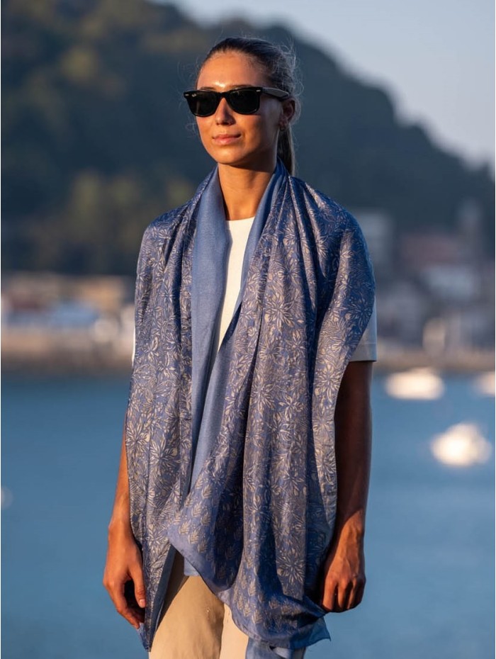 Foulard double en soie ASK73CD