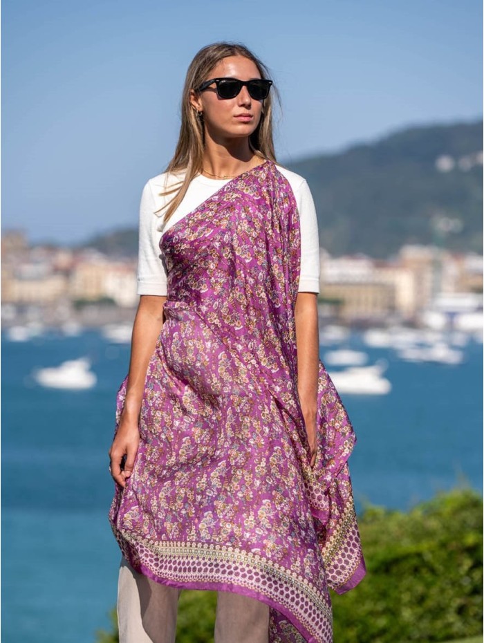 Foulard en soie ASK74C