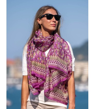 Foulard en soie ASK74C