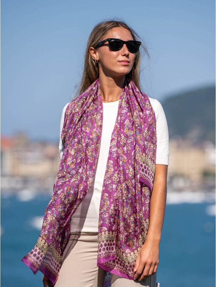 Foulard en soie ASK74C