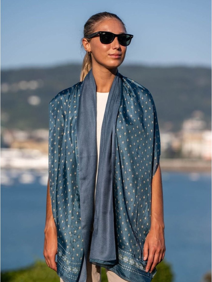 Double silk foulard ASK75CD