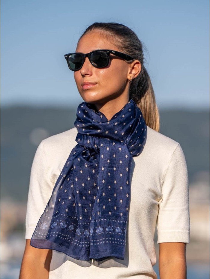 Double silk foulard ASK75CD