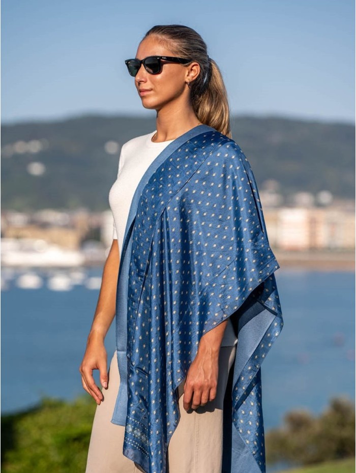 Double silk foulard ASK75CD