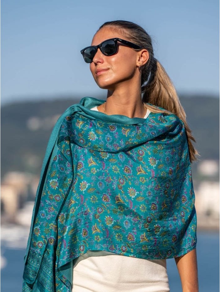 Double silk foulard ASK76CD