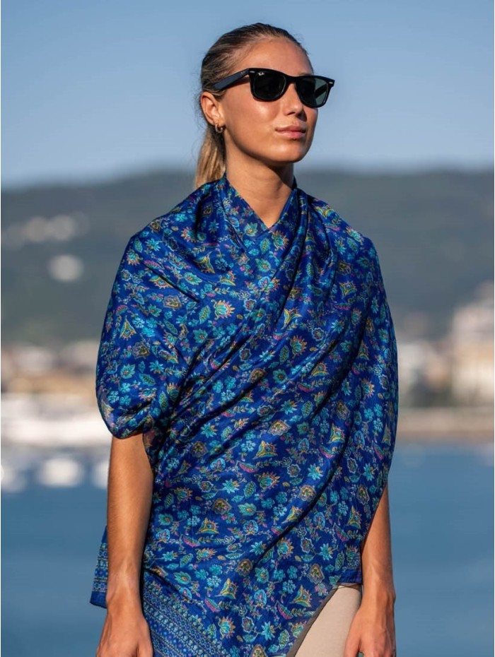 Foulard double en soie ASK76CD