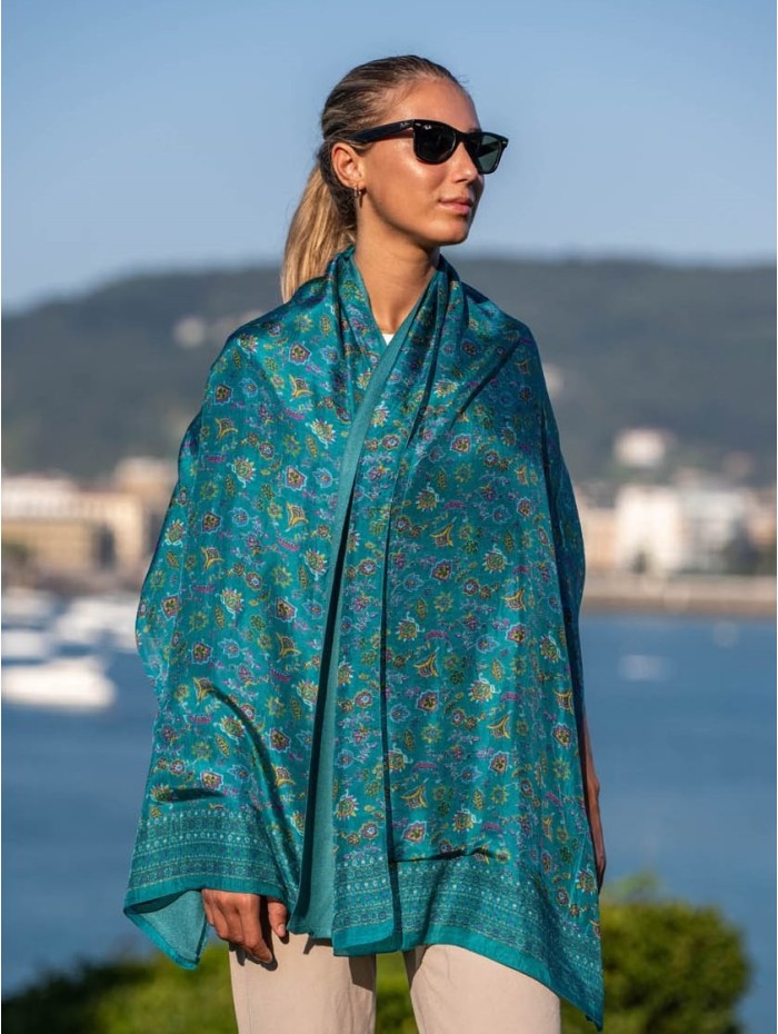 Foulard double en soie ASK76CD