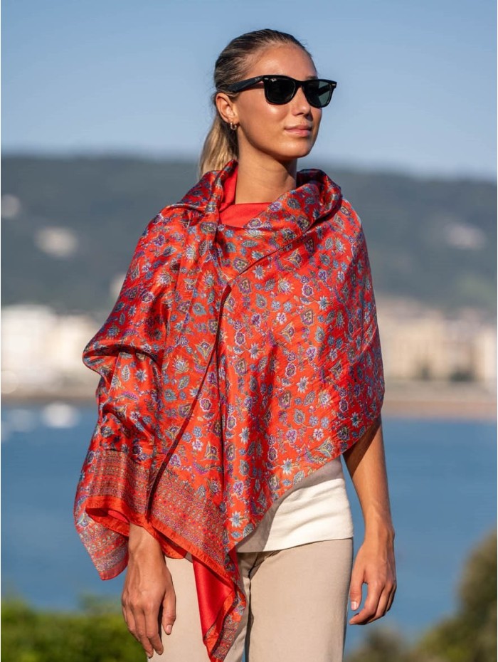 Double silk foulard ASK76CD