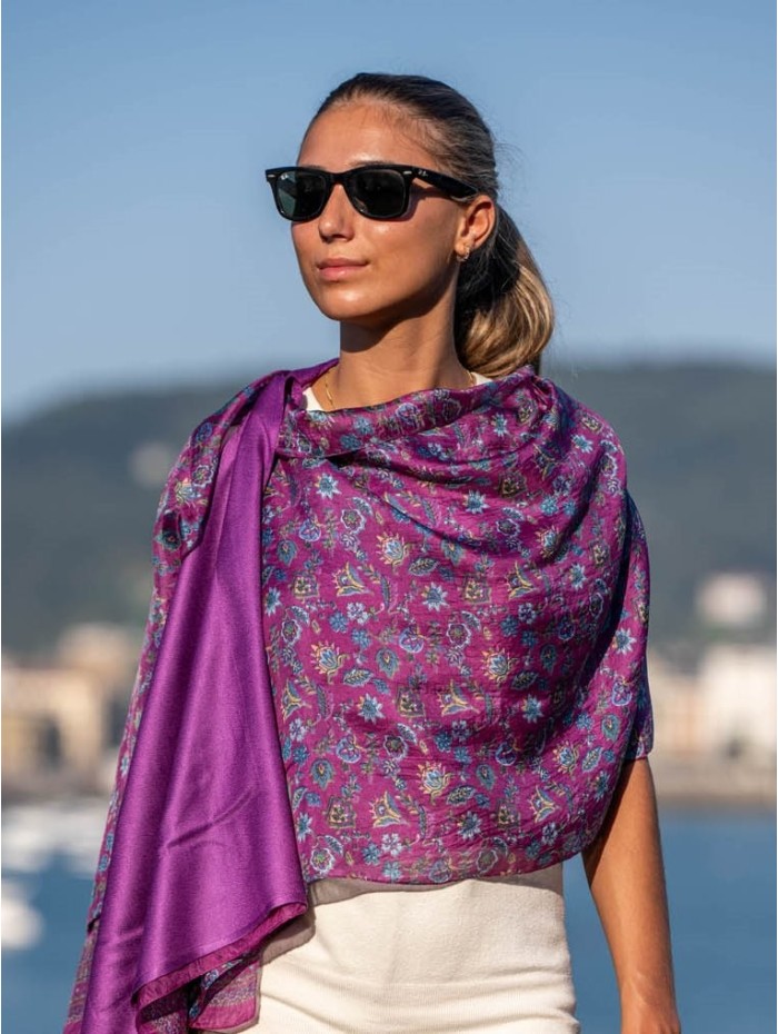 Double silk foulard ASK76CD