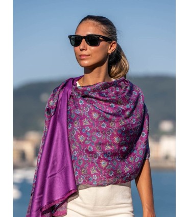 Foulard double en soie ASK76CD