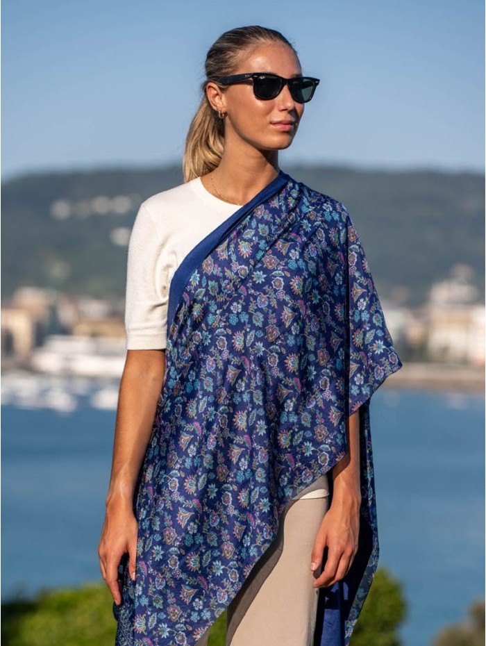 Foulard double en soie ASK76CD