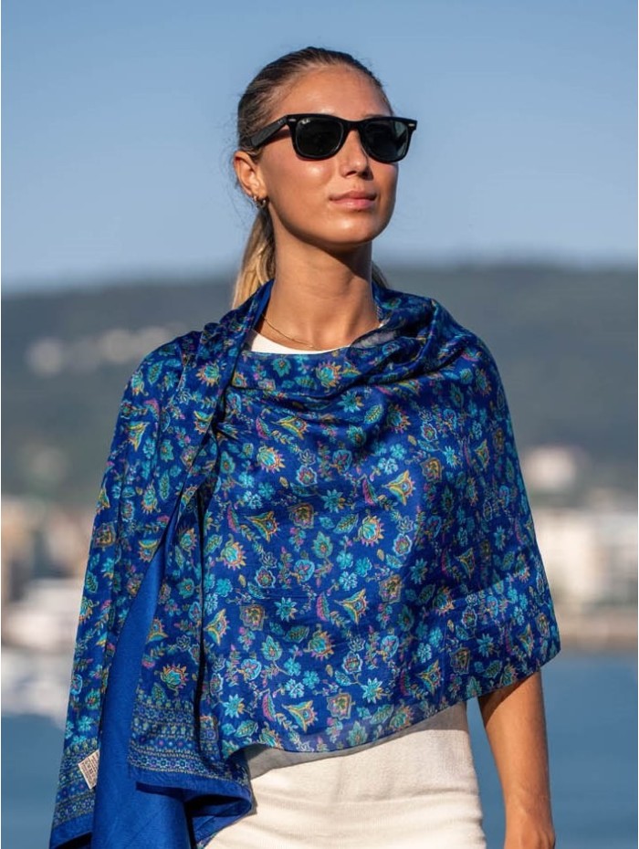 Double silk foulard ASK76CD