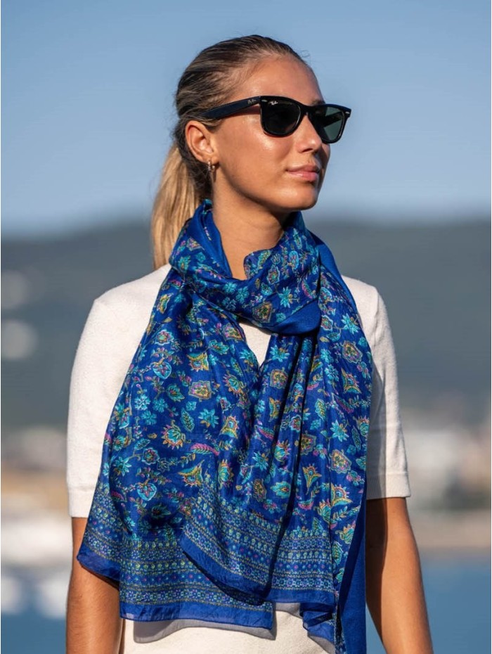 Double silk foulard ASK76CD