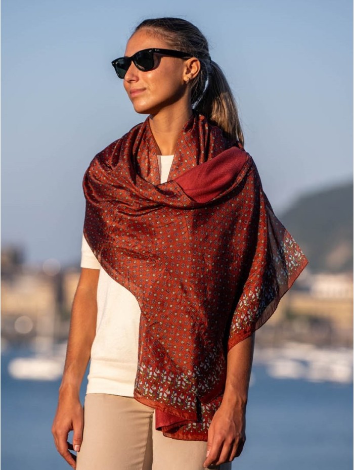 Double silk foulard ASK79CD