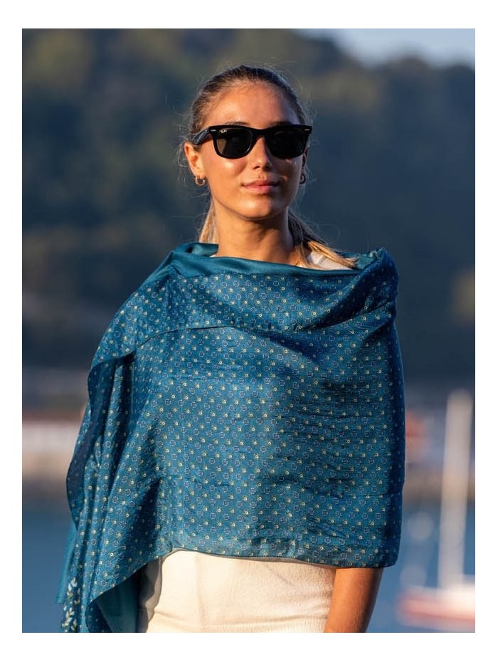 Foulard double en soie ASK79CD