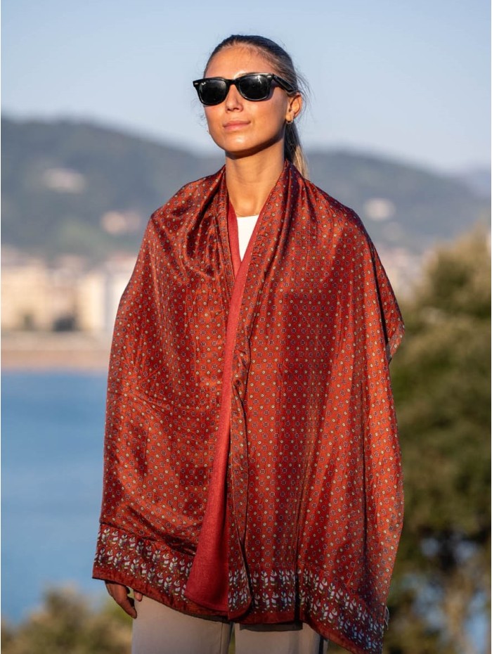 Double silk foulard ASK79CD