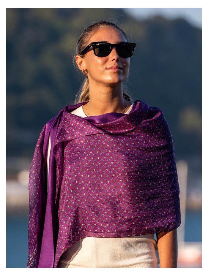 Double silk foulard ASK79CD