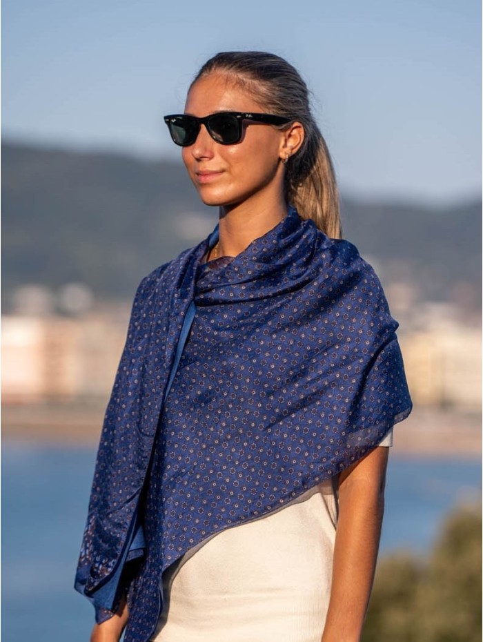 Foulard double en soie ASK79CD